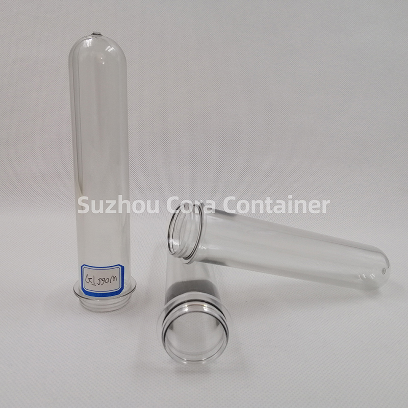 27mm 65g Halsstorlek 32mm Plasitc Pet Preform för olja med vattendryck