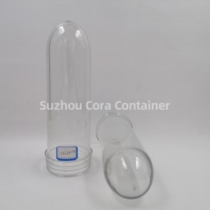 55mm 161g halsstorlek 64mm Plasitc Pet Preform för oljedrinkvatten