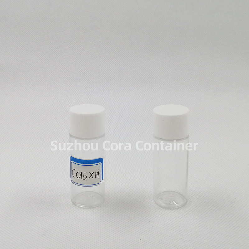 15ml Neck Size 14mm Pet Plast Cosmetisk Flaska med Screwing Cap
