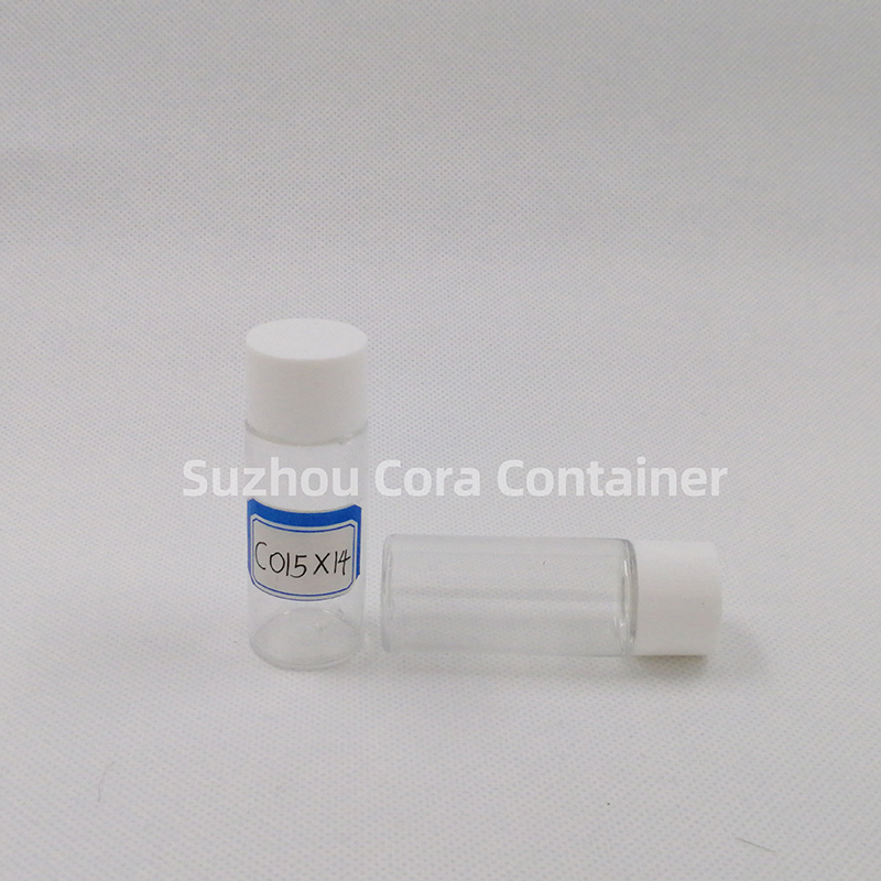 15ml Neck Size 14mm Pet Plast Cosmetisk Flaska med Screwing Cap