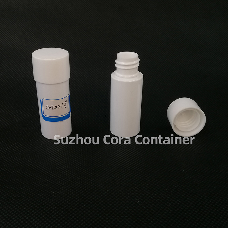 20ml Neck Size 18mm Pet Plast Cosmetisk Flaska med Screwing Cap