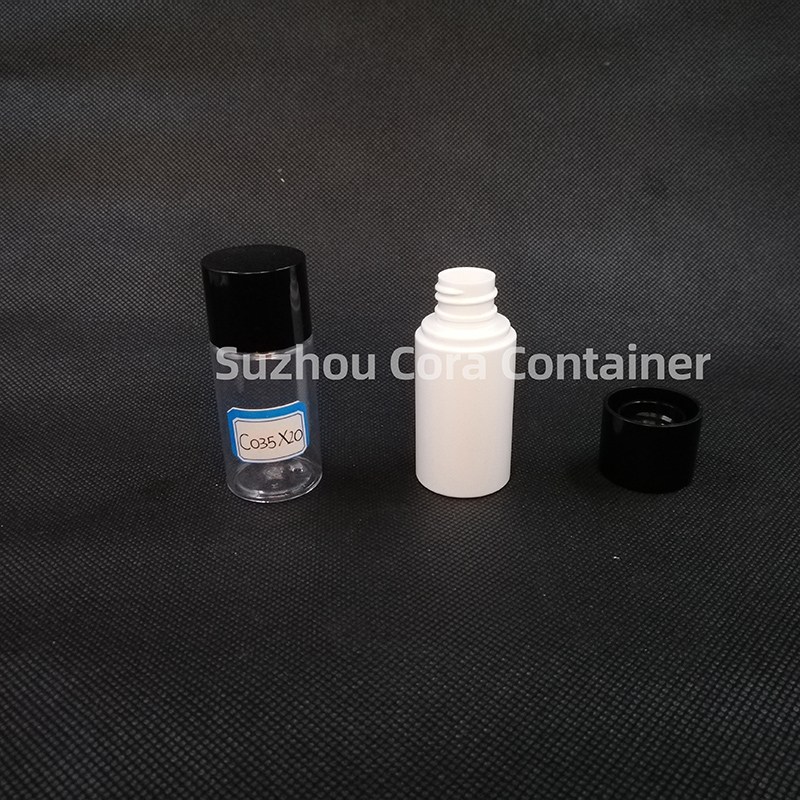 35ml Neck Size 20mm Pet Plastisk kosmetisk flaska med Screwing Cap