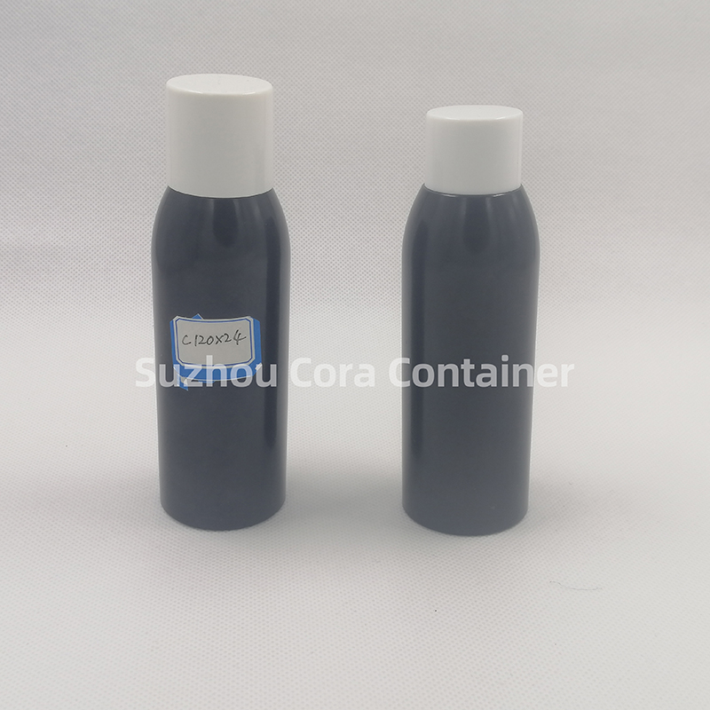 120ml Neck Size 24mm Pet Plastisk kosmetisk flaska med Screwing Cap