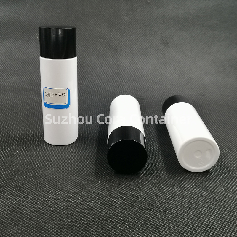 60ml Neck Size 20mm Pet Plastic Cosmetic Flaska med Screwing Cap