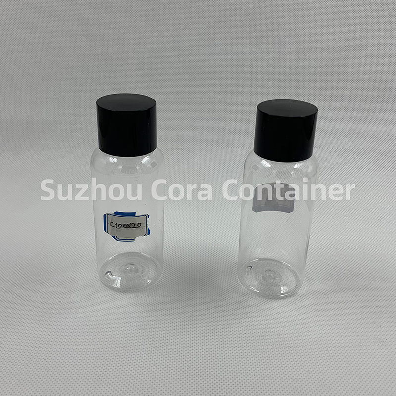 100ml Neck Size 20mm Pet Plast Cosmetisk Flaska med Screwing Cap