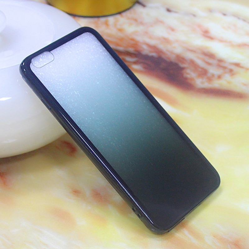 Iphone 7 Plus/iPhone 8Plus TPU+PC- låda med färg som gradvis ändras från ljus till djup