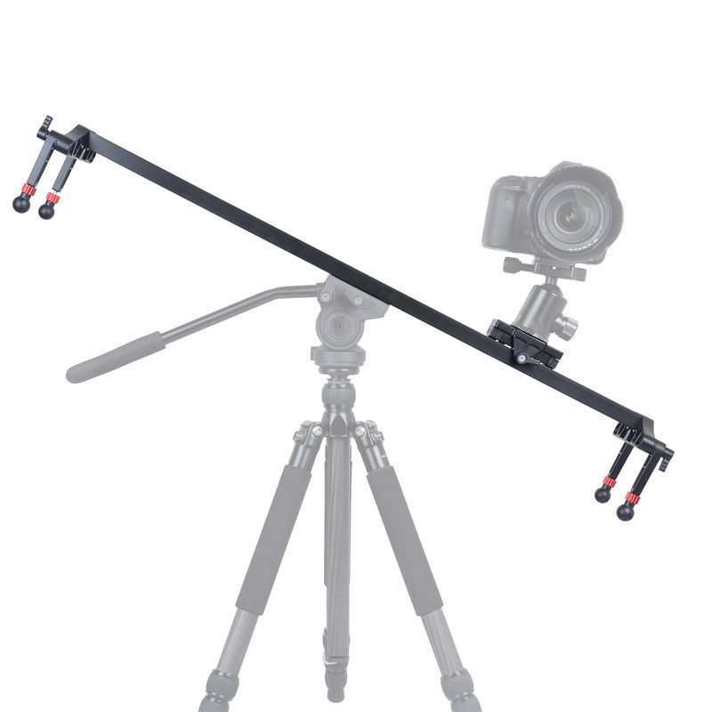 KINGJOY VM-1000 mm Length Aluminium Weasure Camera Rail Slider med Smooth Movement for Photo and Video