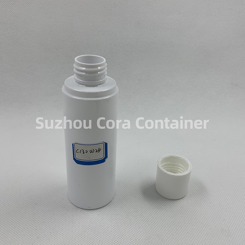 130ml Neck Size 24mm Pet Plast Cosmetisk Flaska med Screwing Cap