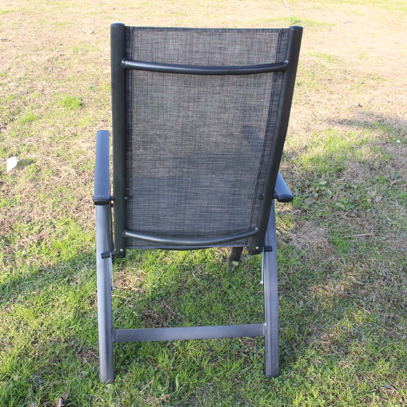 Aluminium & textilene deluxe positionstol