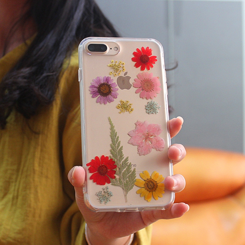 TPU + PC Epoxy mobiltelefonväska med innerblomma för iPhone 6 Plus / 7 Plus / 8 Plus