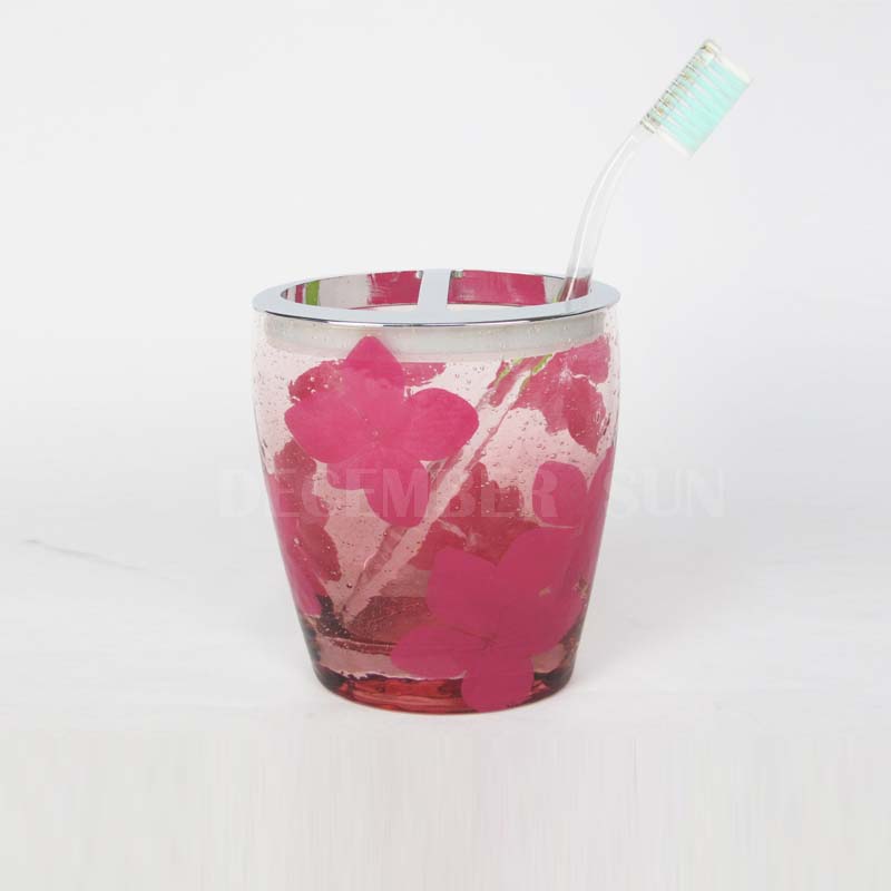 6 st glas badrumstillbehör set