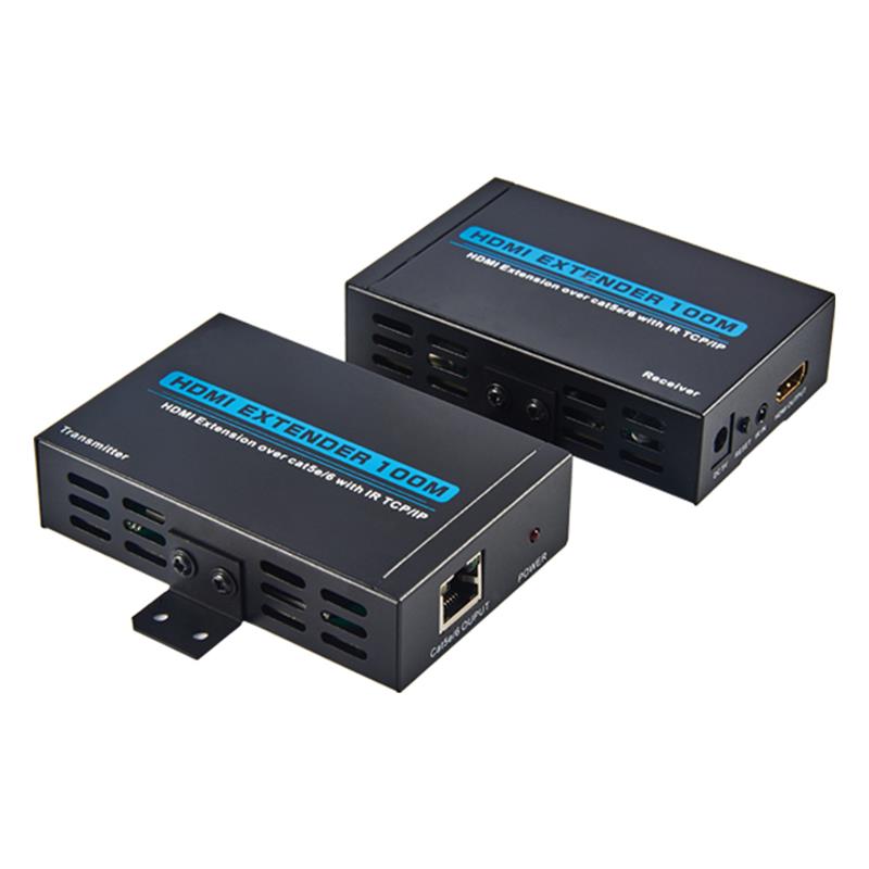 V1.3 HDMI Extender 100m över en enkel cat5e/6 kabel- stöd Hel HD 1080P