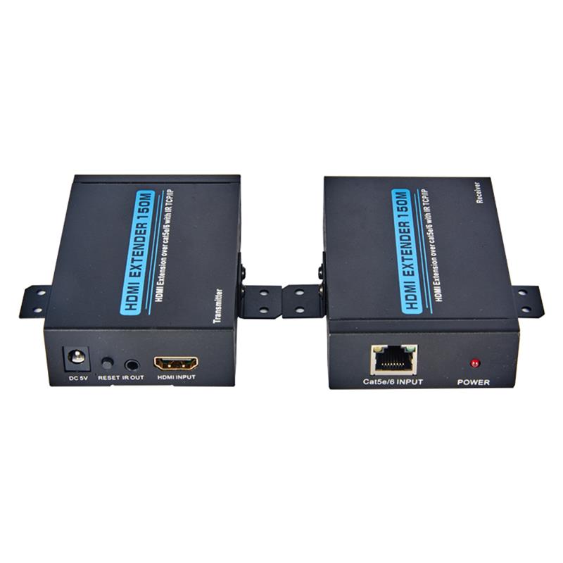 V1.3 HDMI Extender 150 m över Single cat5e / 6-kabel stödjer Full HD 1080P