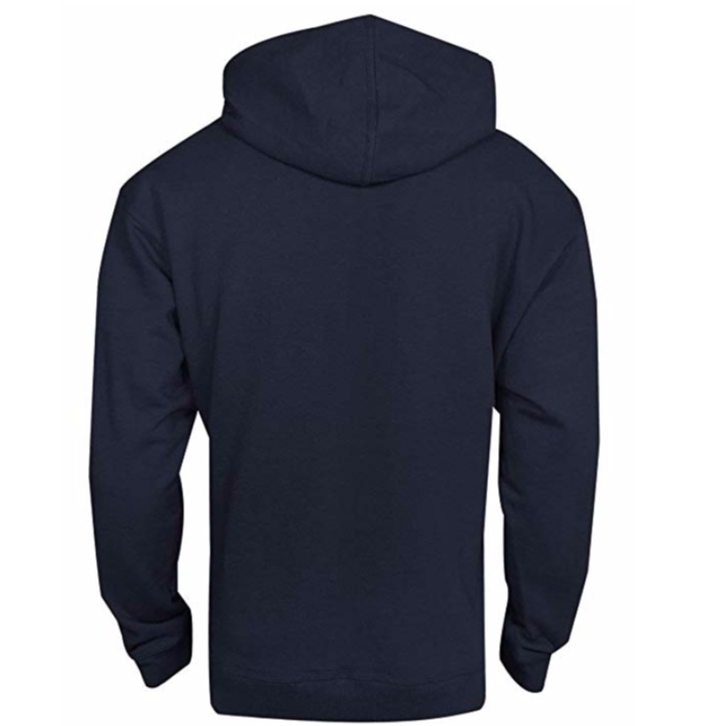 Mäns Powerblend Fleece Pullover-luvtröja