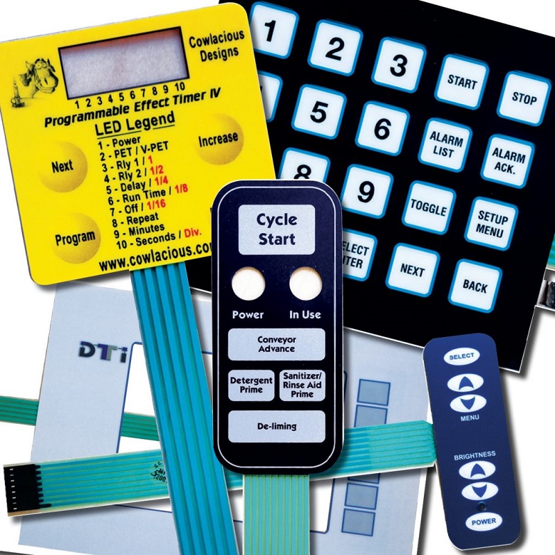 Kina OEM / ODM-tillverkare Anpassad prototyp Cafe Machine Membrane Switch