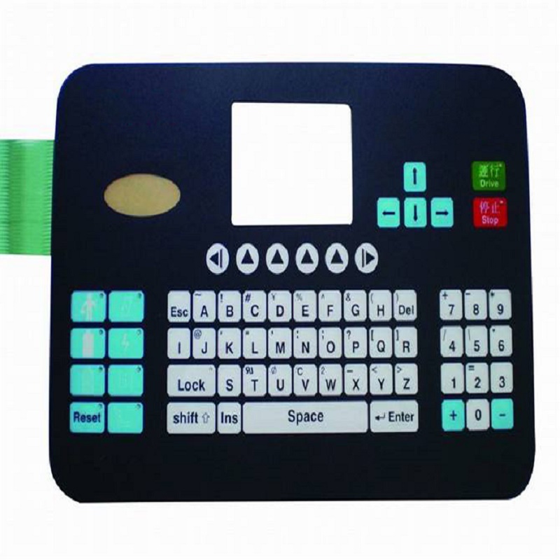 Kina OEM / ODM-tillverkare Anpassad prototyp Cafe Machine Membrane Switch