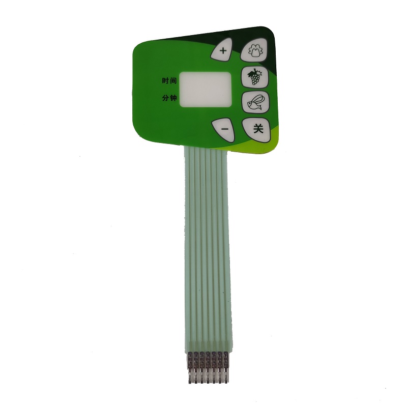 Factory PET Egen digital flexibel utskrift Membrane Keypad Switch med Led
