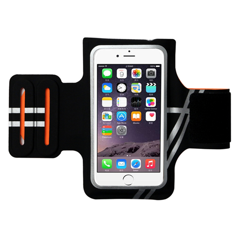 Universal vattentät Sport Lycra armband för löpning
