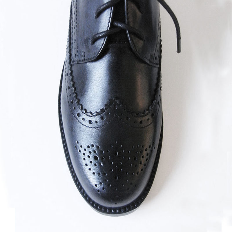 Kvinnors Brogue läderskor