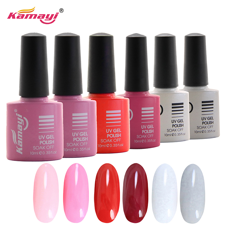 Kamayi solljus ett steg gel nagellack uv ledde suga snabbt torr 8ml polska uv gel naglar leverera anpassade etiketter