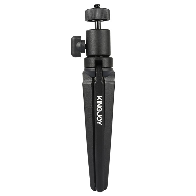 KINGJOY Mini Mini Aluminum Tablett Kamera Foto Tripod M5 med 360 grader Roterande bollhuvud