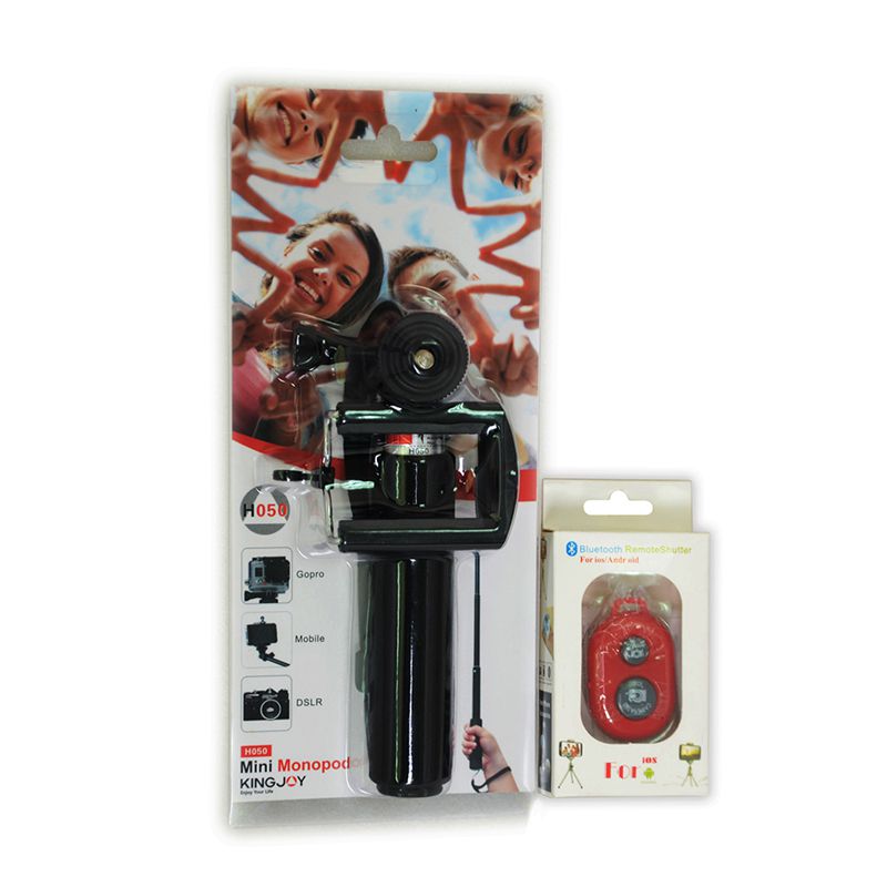 KINGJOY 4-sektion Aluminium förlängbar 500 mm längd Digital Camera Selfie Stick H050