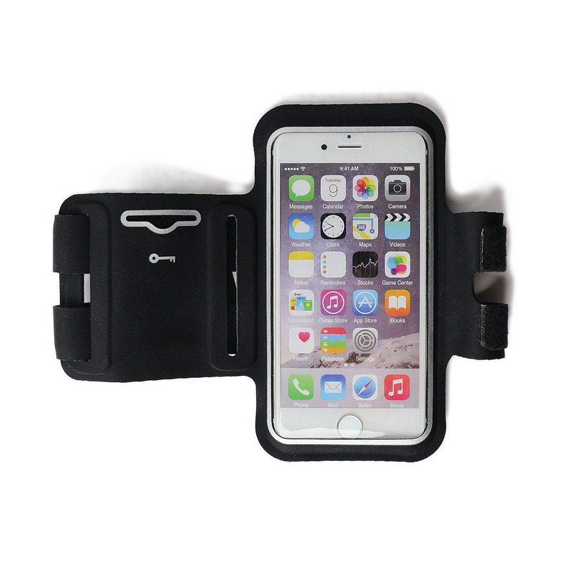 Elastisk reflekterande Fitness Armband Smartphone Case Sport Running Telefon Armband