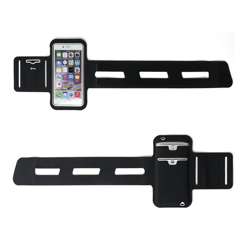 Elastisk reflekterande Fitness Armband Smartphone Case Sport Running Telefon Armband