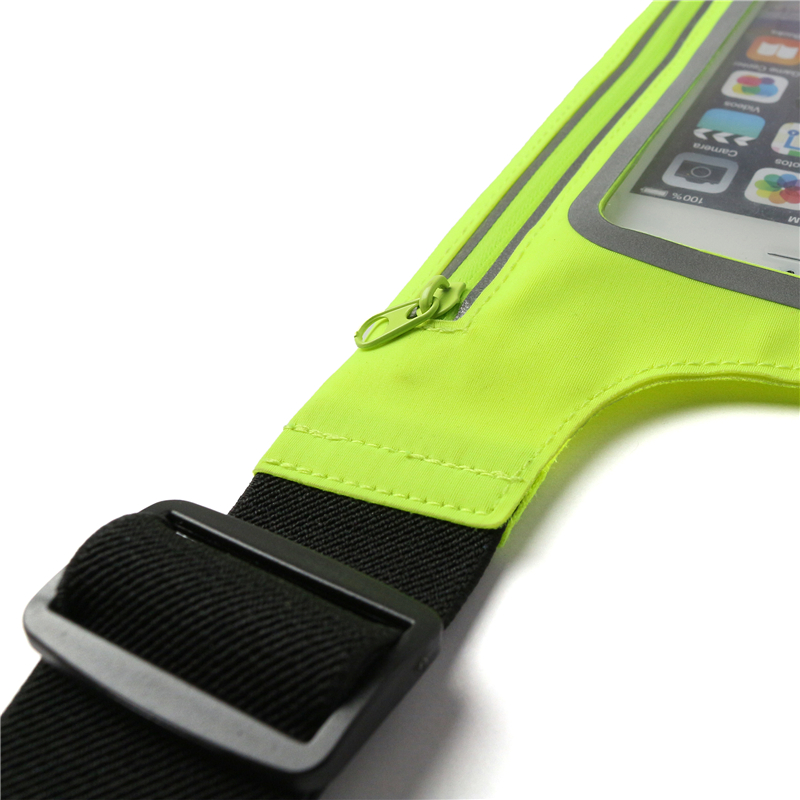 Sport Waist Pouch Bag med genomskinligt fönster
