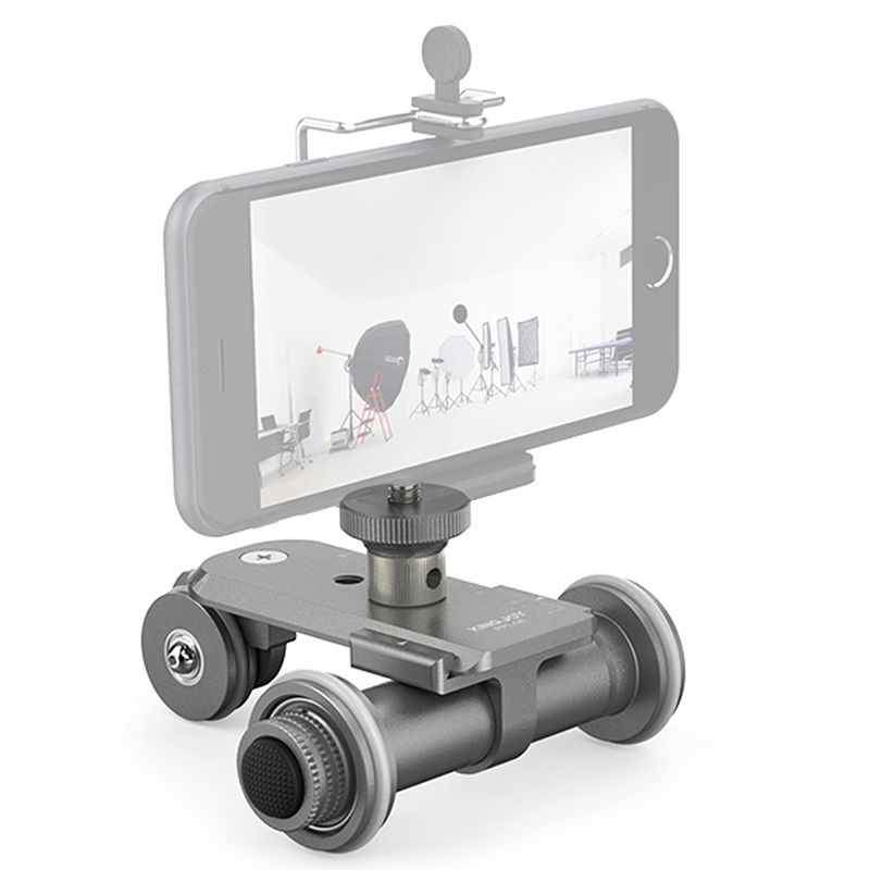 Kingjoy PPL-06 Motoriserad elektrisk 3-hjulig videohjul Bil Dolly Rolling Slider Skater