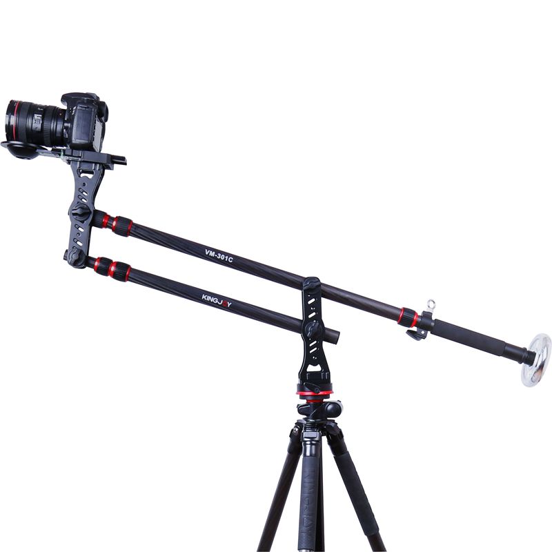 KINGJOY VM-301C Ny professionell MiniJib-kran för kamera DSLR