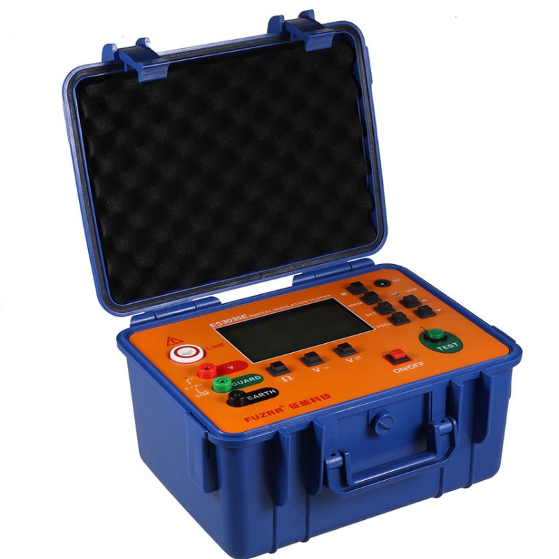 10KV högspänning digital isoleringstester till 1000G Ohm med multimeter med USB