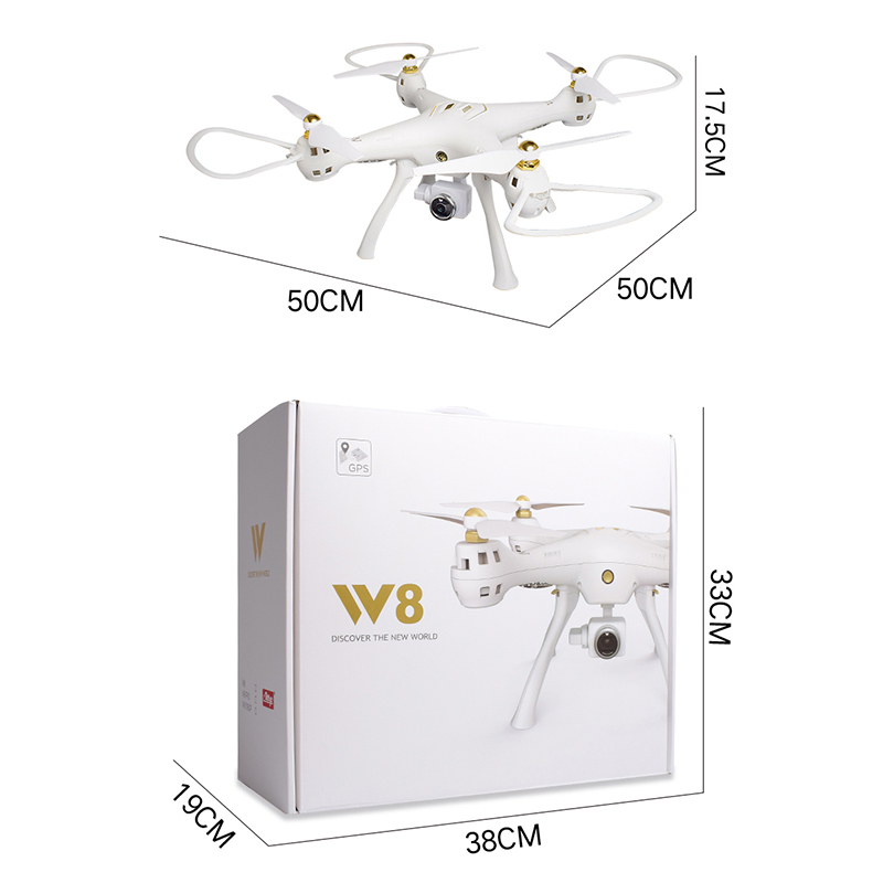 Professionell W8 Rimligt pris China Factory Sales Drone with GPS