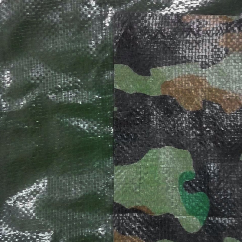 Camouflage Tarp Fire Resistent Tarp Tältduk