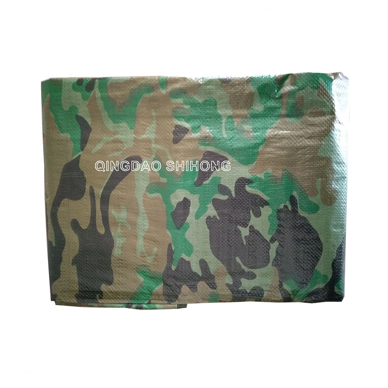 Camouflage Tarp Fire Resistent Tarp Tältduk