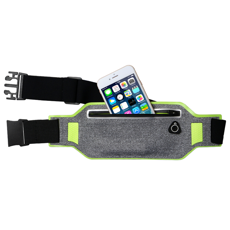 Reflekterande osynlig midjeväska Sport Running Belt Waterproof Fanny Pack For Phone