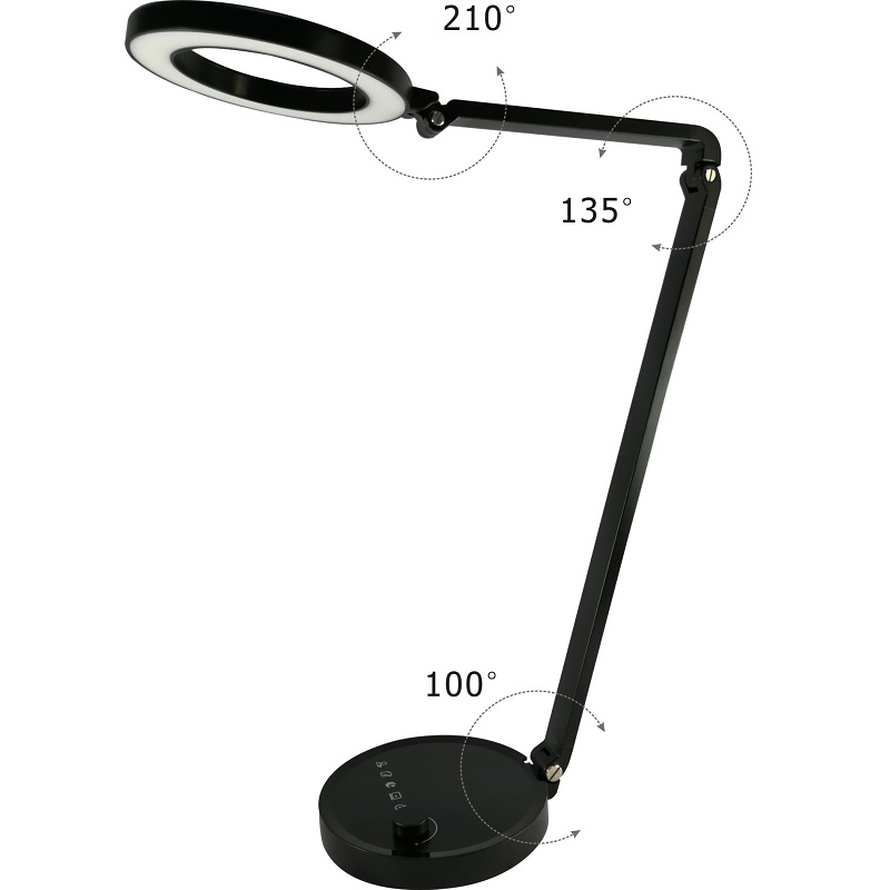 688L super ljusstyrka 12w roterbar flexibel ledbordslampa