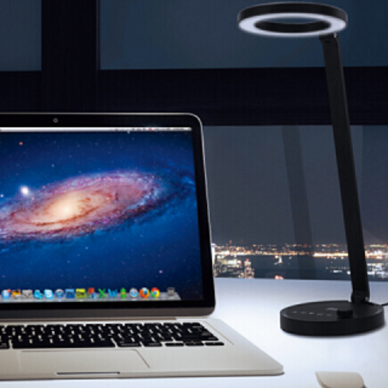 688S USB-port laddande ledbordslampa med aluminiumkropp