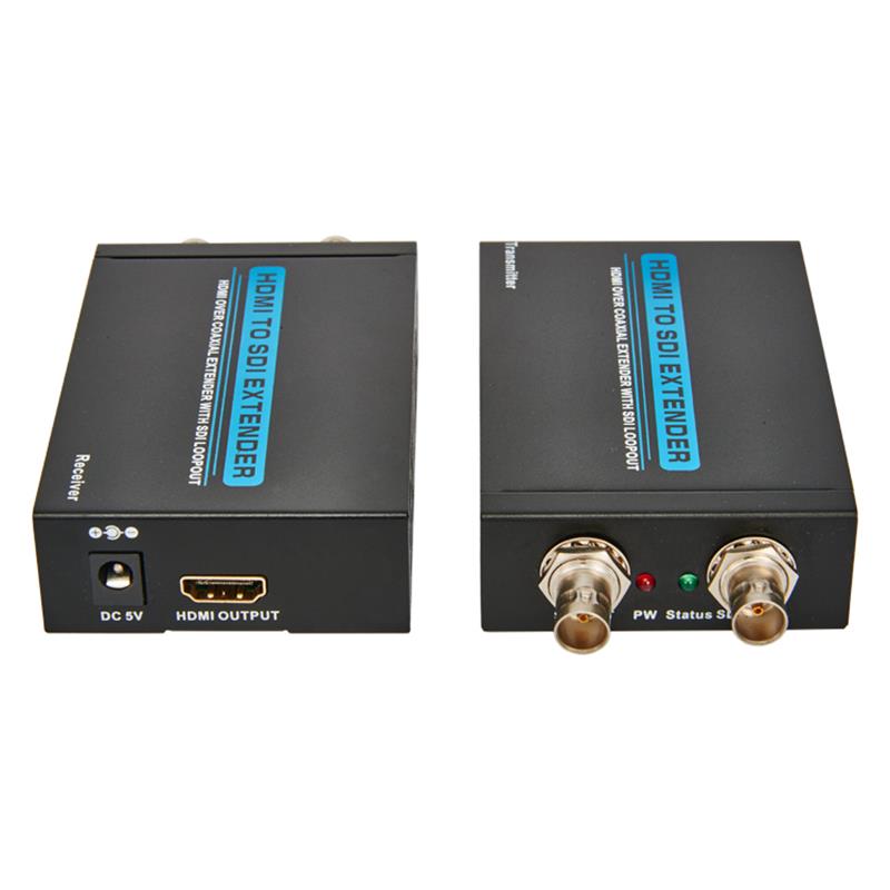 HDMI till SDI Extender 100 m HDMI Over Coaxial Extender med SDI Output
