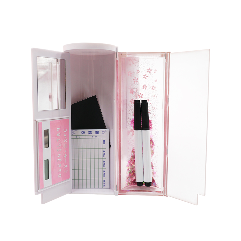 Skoltillbehör Färg Dubbellager Barn Glitter Pencil