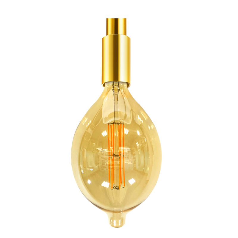 OL100 Amber 4 watts 200lumen-ledd dimmable eller icke dimbar energisparande global glödlampa