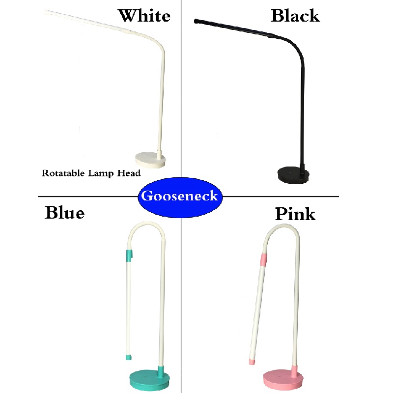 518- ledd skrivbordsläslampa Dator Light med USB- port Flexibel Gooseneck Eye Care lampa