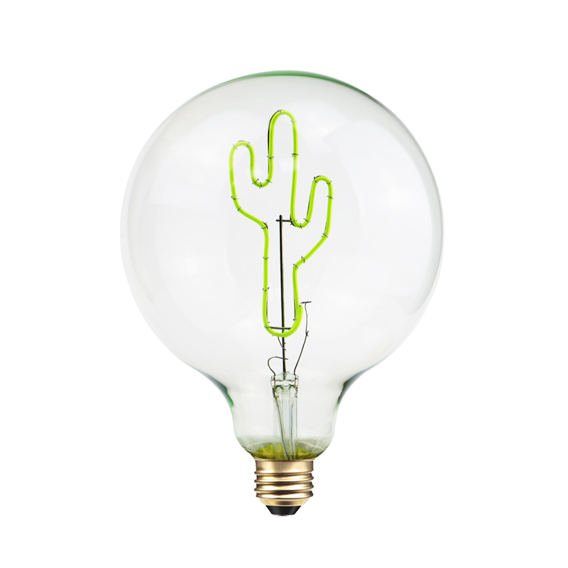 G125 Cactus 2200k modevisning DIY glödlampa
