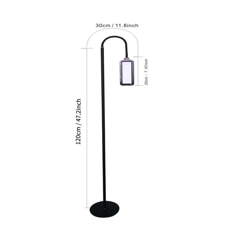 81 Justerbar stående Modern dimmable Ledd golvlampa 7w för vardagsrummet