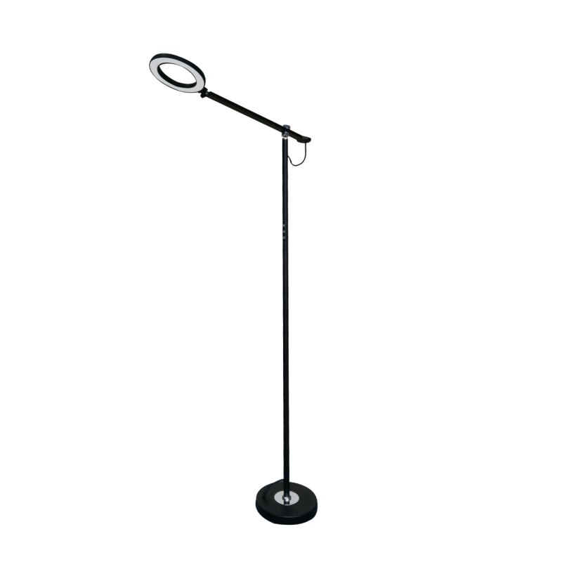 6886 Partihandel Eget Dimmable LED-kontor Reading LIGHT Modern Metal Floor Lampa