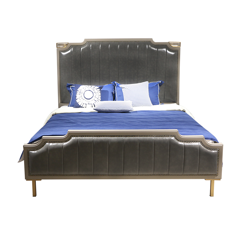 PU-dekors sovrumsmöbler med metallbas