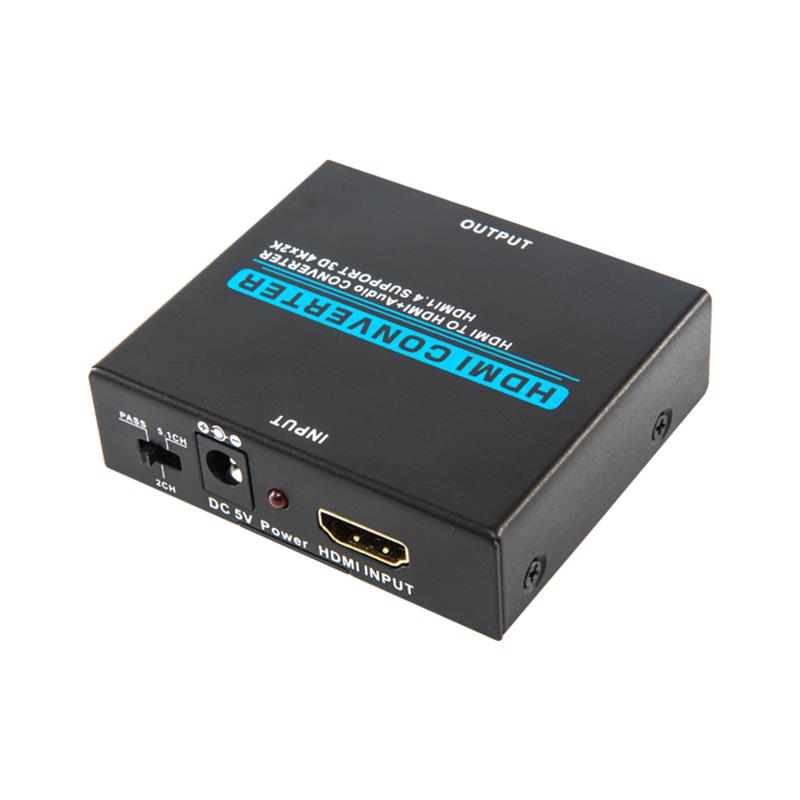 V1.4 HDMI Audio Extractor HDMI to HDMI + Audio converter Support 3D Ultra HD 4Kx2K @ 30Hz