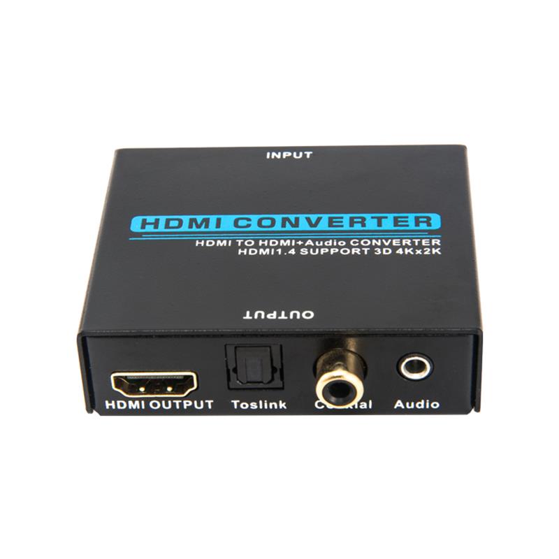 V1.4 HDMI Audio Extractor HDMI to HDMI + Audio converter Support 3D Ultra HD 4Kx2K @ 30Hz