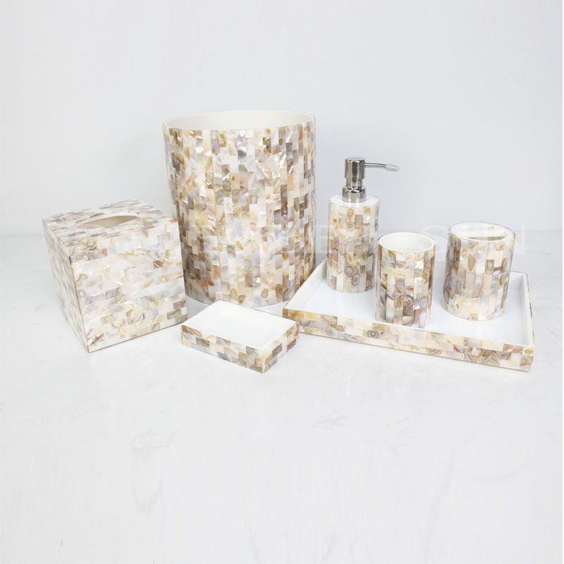 Vacker designhotell harts badrumstillbehör set