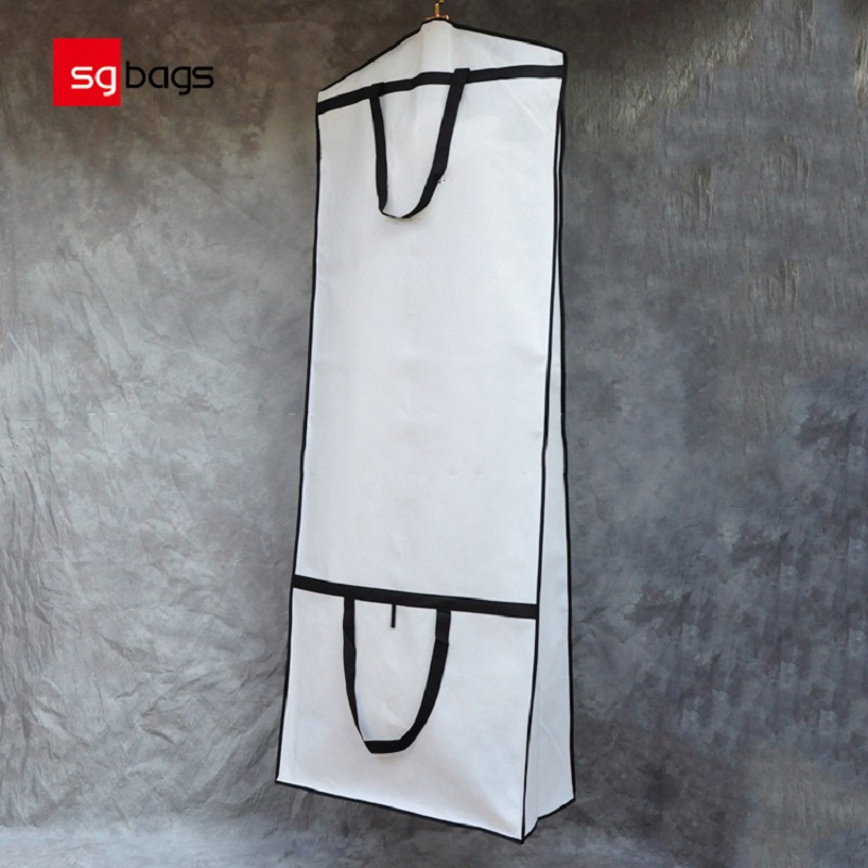 SGW01 Grossionale Non Woven Wedding Dress Omfattar Brudal Gown Garment Bags for Gowns